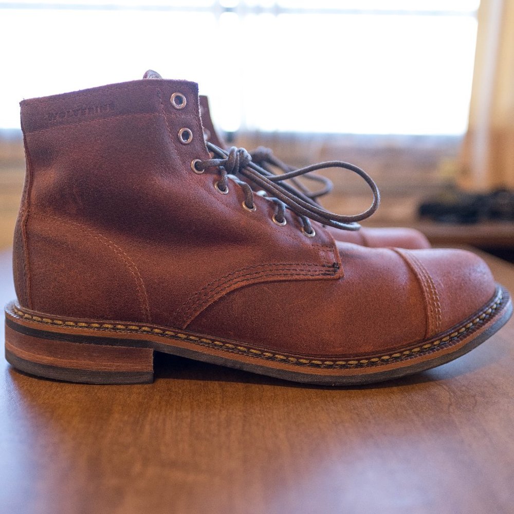 Wolverine Garett Boot Brown Leather 9.5 M